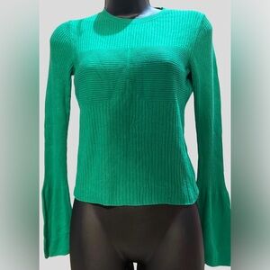ASOS Emerald Ribbed Knit Top